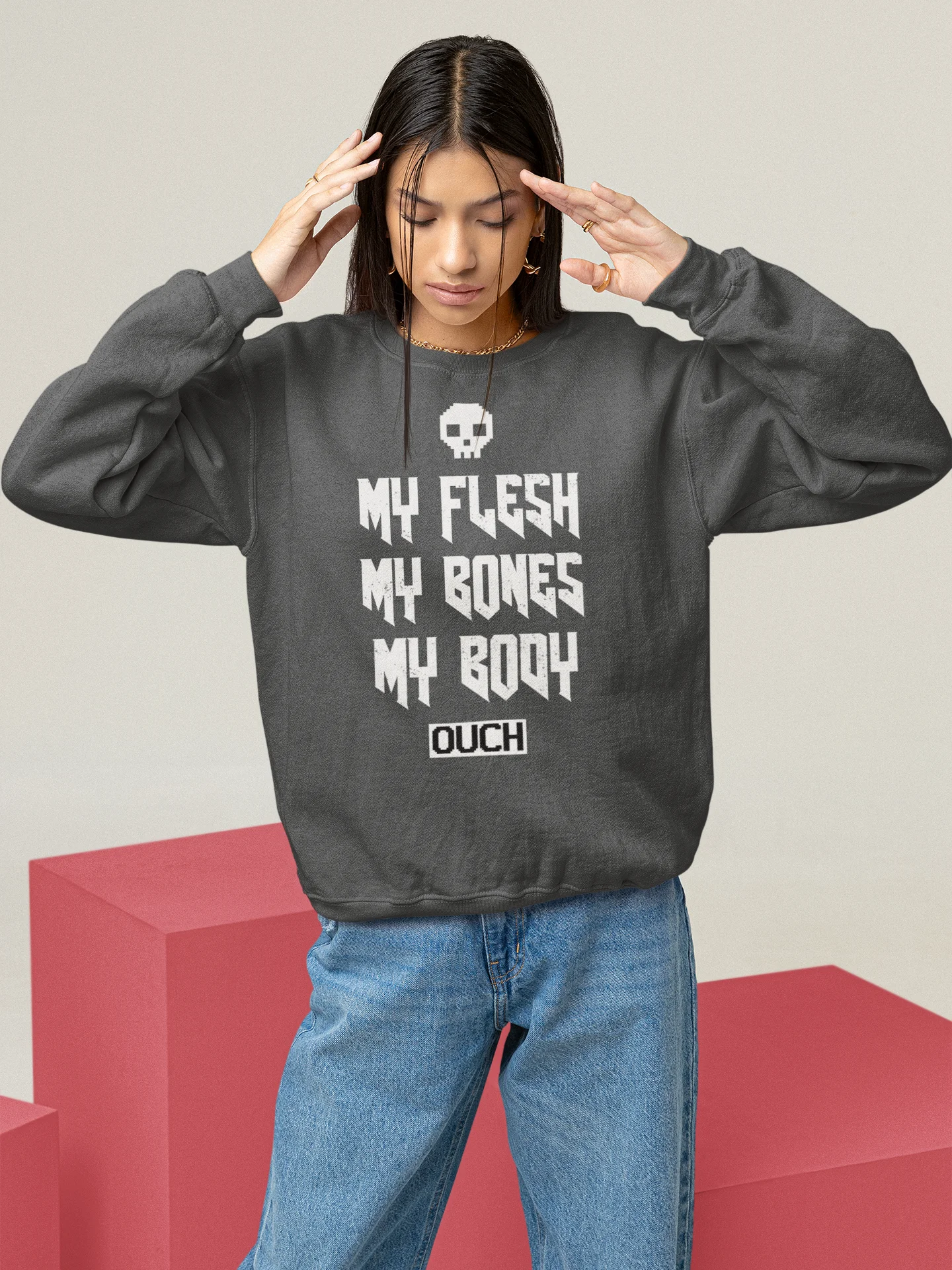 My Whole Body Hurts classic sweatshirt product image (1)