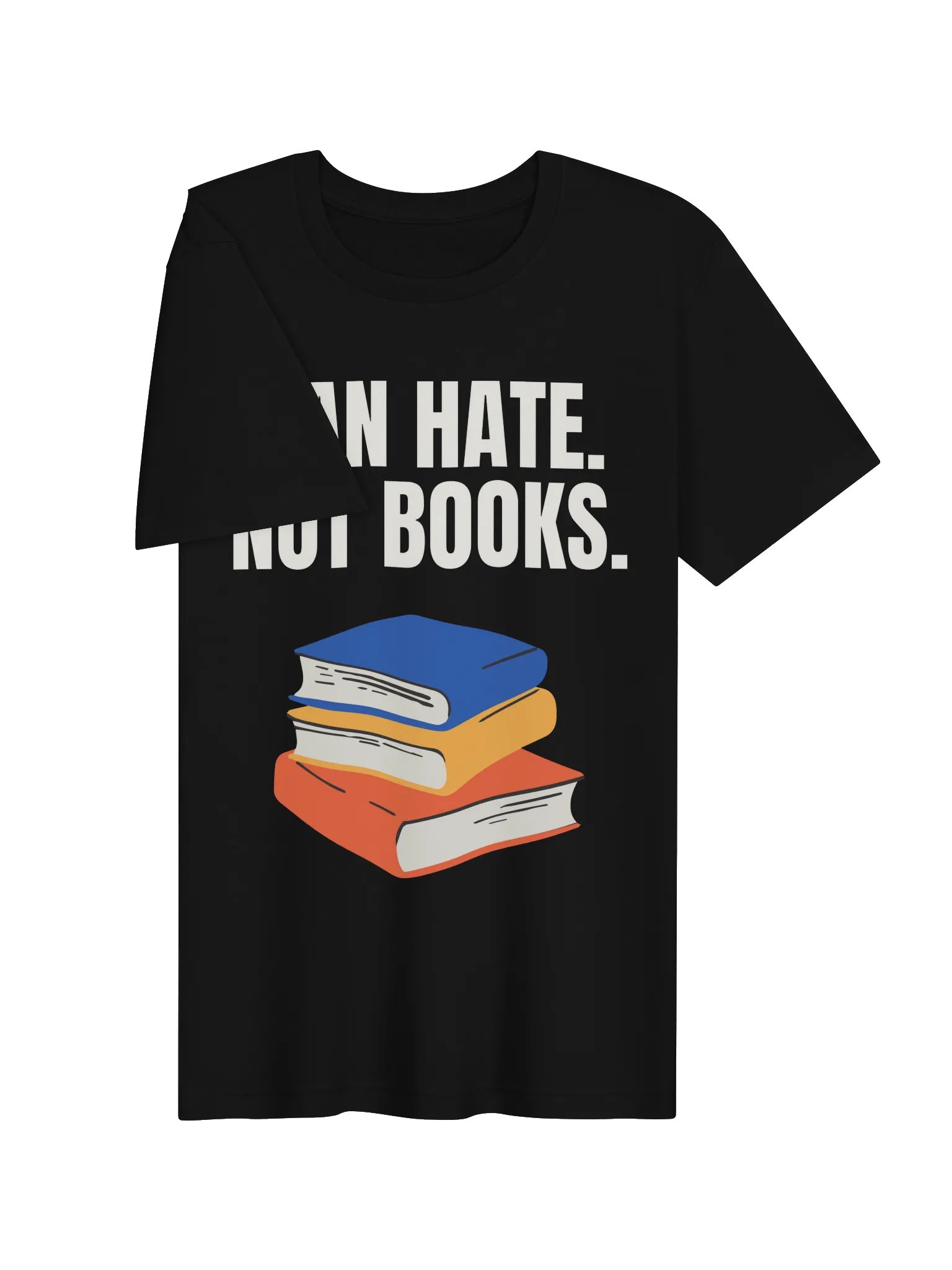 Ban Hate. Not Books. - T-Shirt product image (2)