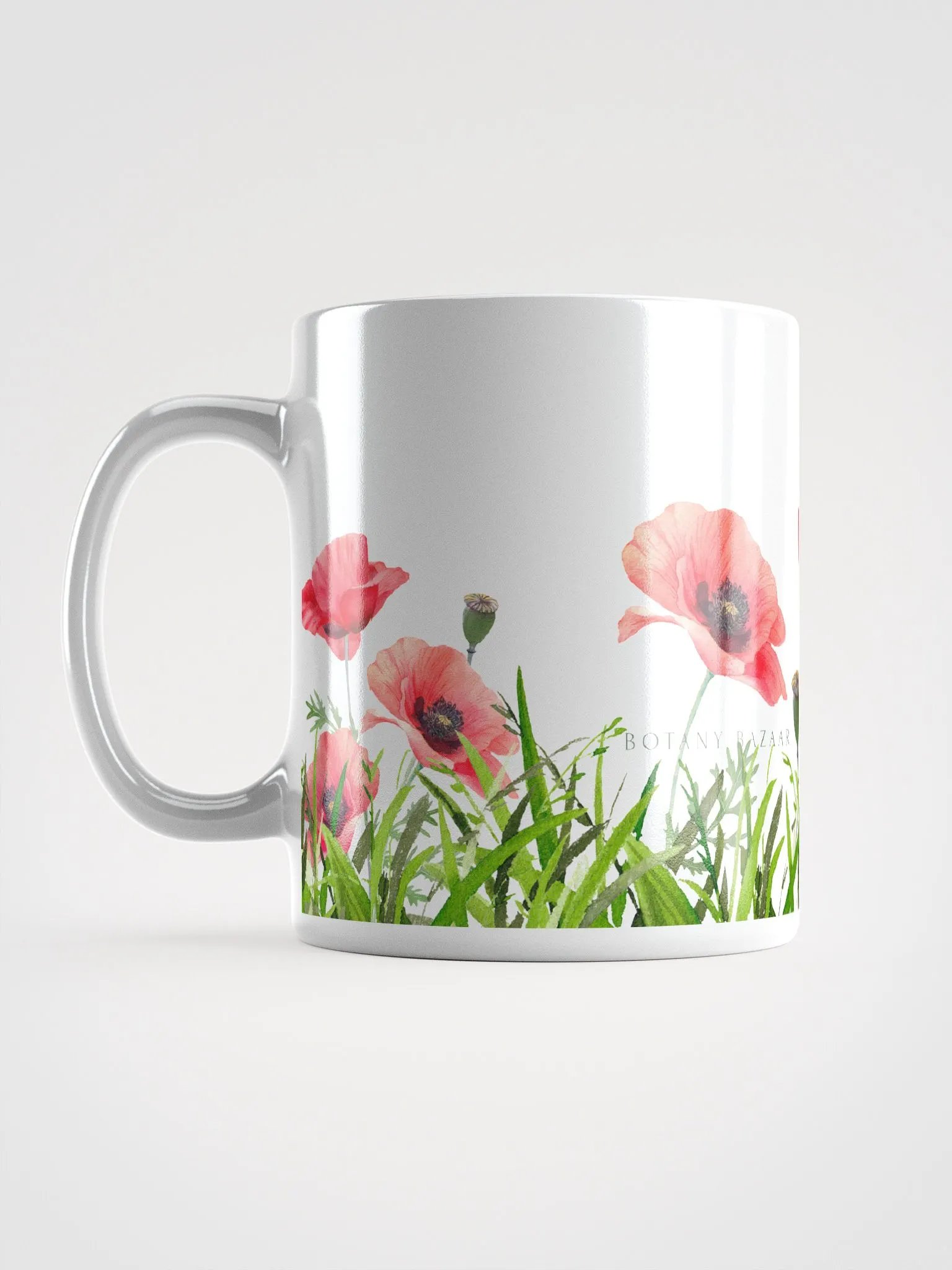 Poppy White Ceramic Mug product image (12)