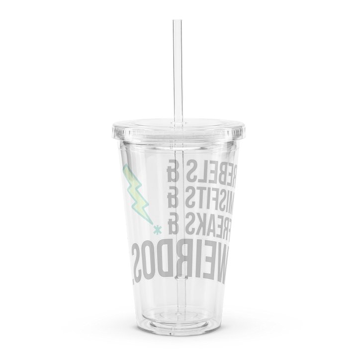 Rebels & Misfits & Freaks & Weirdos Clear Tumbler product image (2)