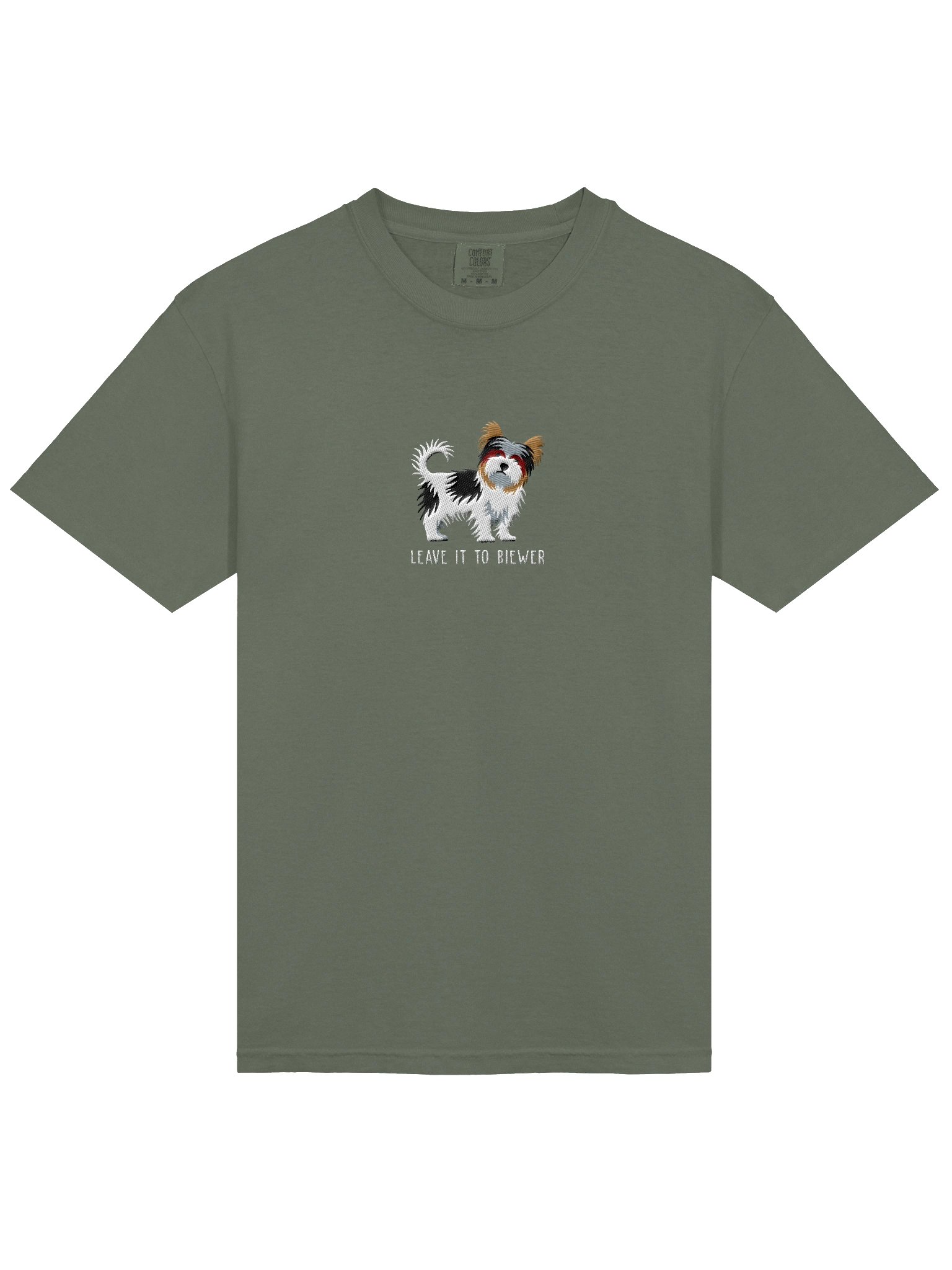 Leave It to Biewer T-Shirt(Embroidered) of a Biewer Terrier product image (6)