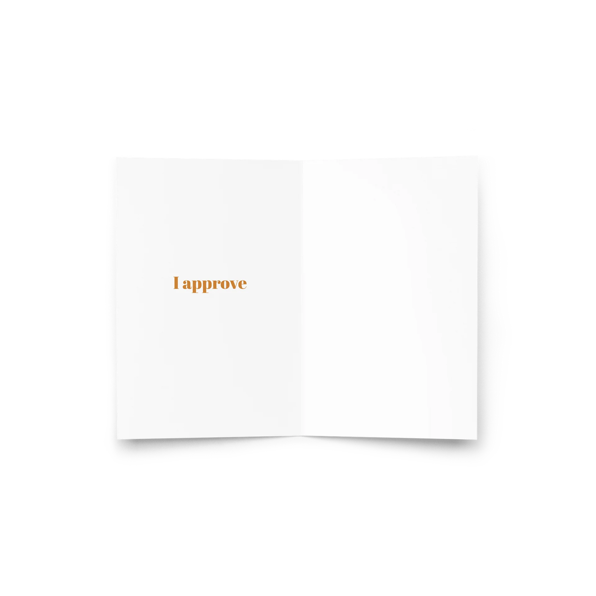 Your Request Has Been Reviewed — Because...Brutus Greeting Card product image (3)