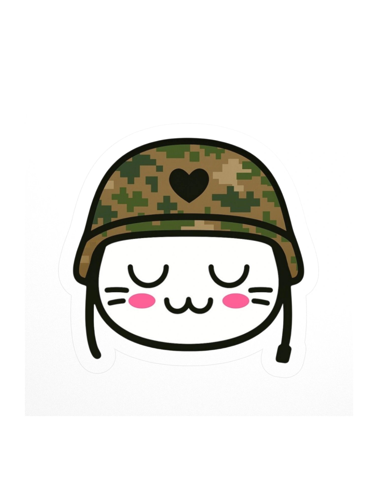 UWU Tactical Cat Sticker product image (1)