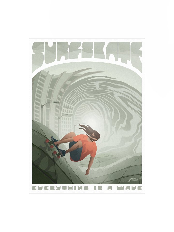 Everything Is A Wave - Print product image (2)
