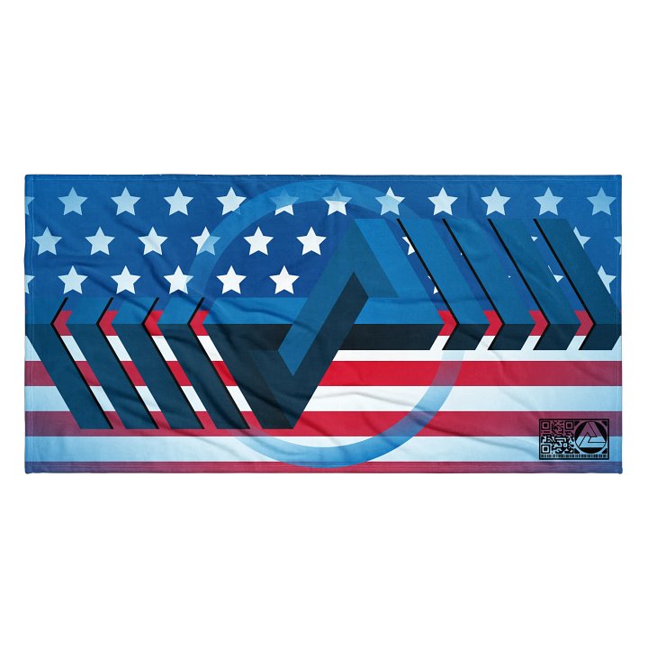 Blue Logo Design on America's Beach Towel product image (2)