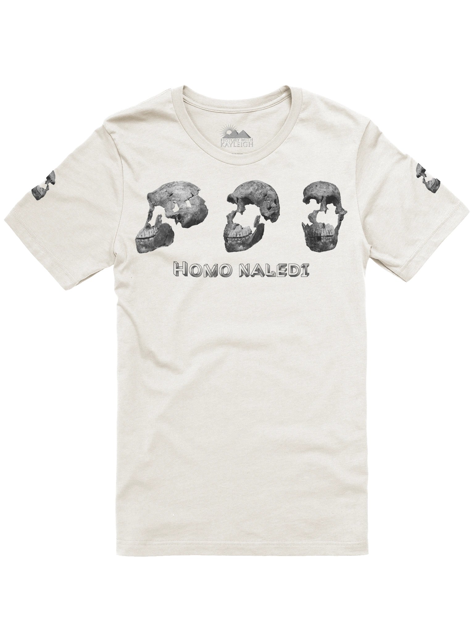 Naledi Fossil Skull T-Shirt Light product image (2)
