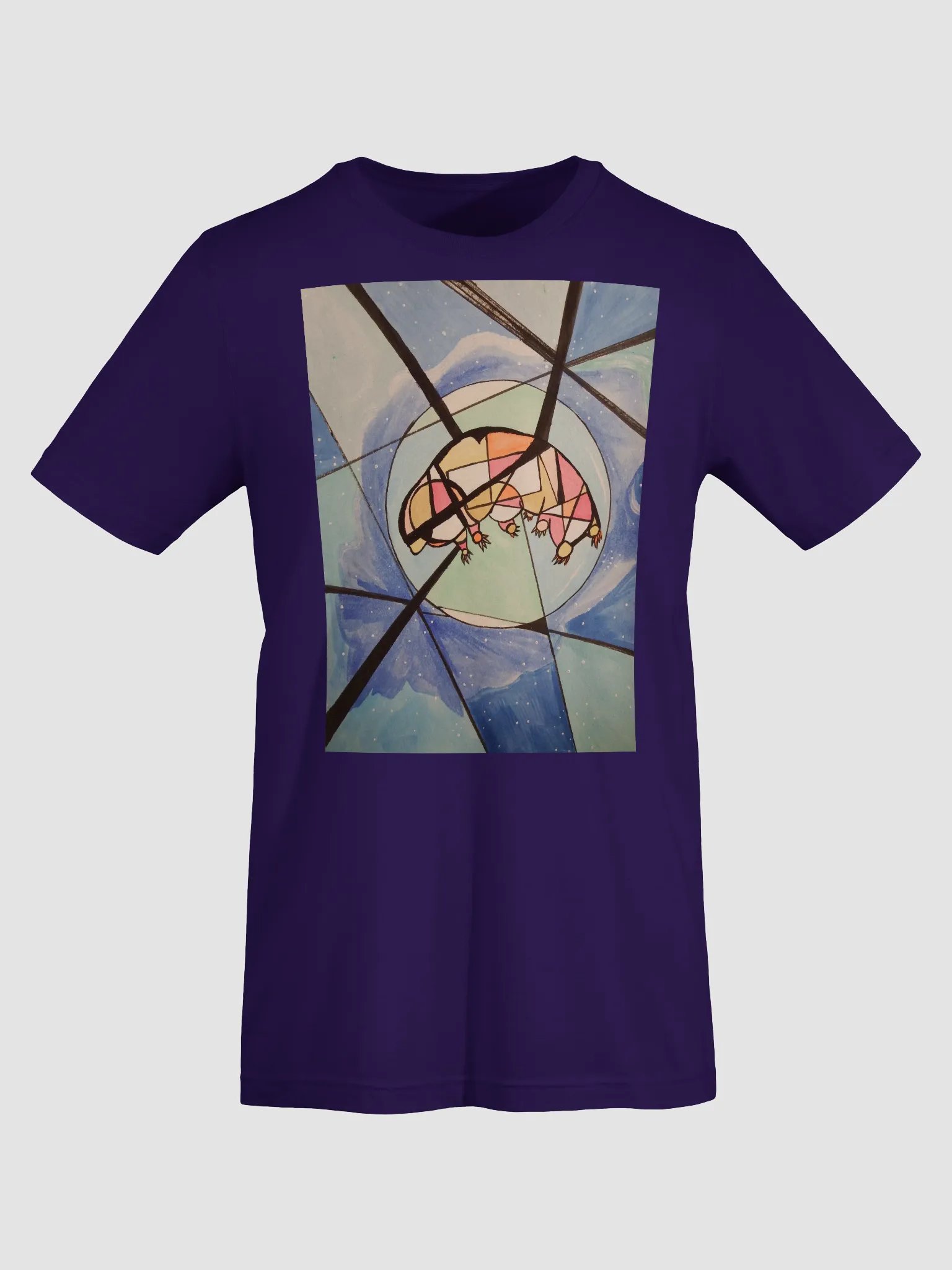 Cubism Painting: The Dream of a Tardigrade Bella+Canvas Supersoft T-Shirt by Bella+Canvas product image (5)