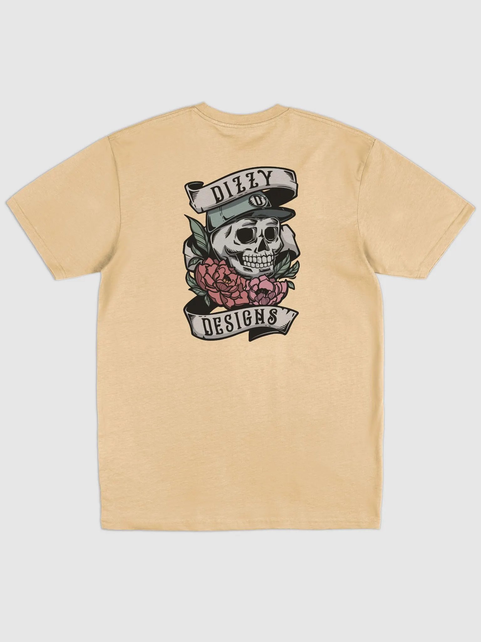 Dizzy Designs Colorful Skull Premium Tee product image (1)