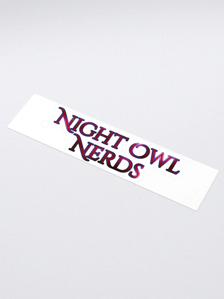 Night Owl Nerds Text Sticker product image (1)