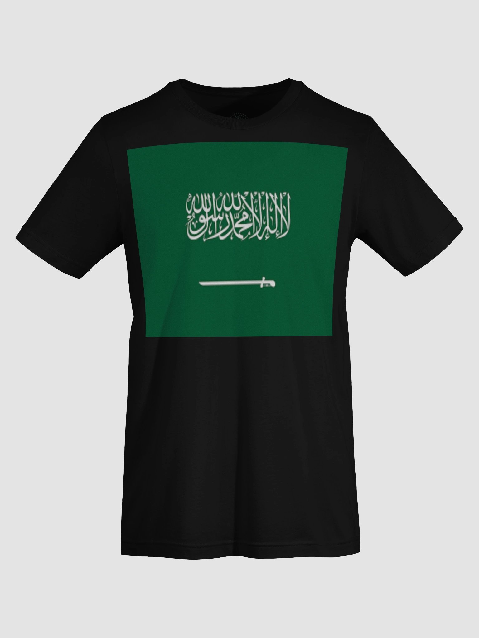 Saudi Arabia Flag Unisex T-Shirt - Exclusive Design Celebrating Cultural Heritage - Sizes XS-5XL product image (76)