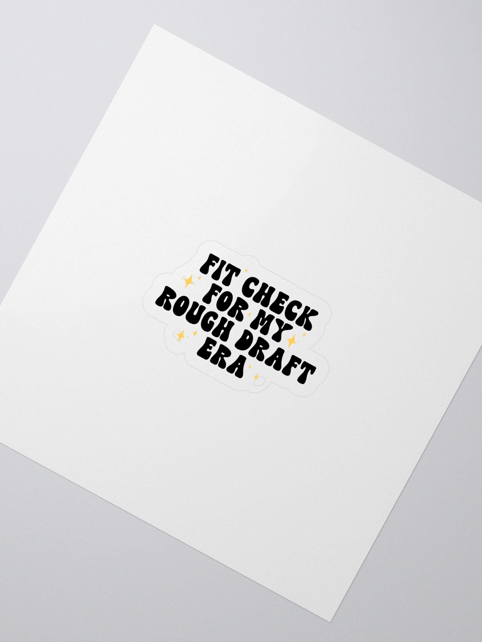 Rough Draft Era Sticker product image (2)