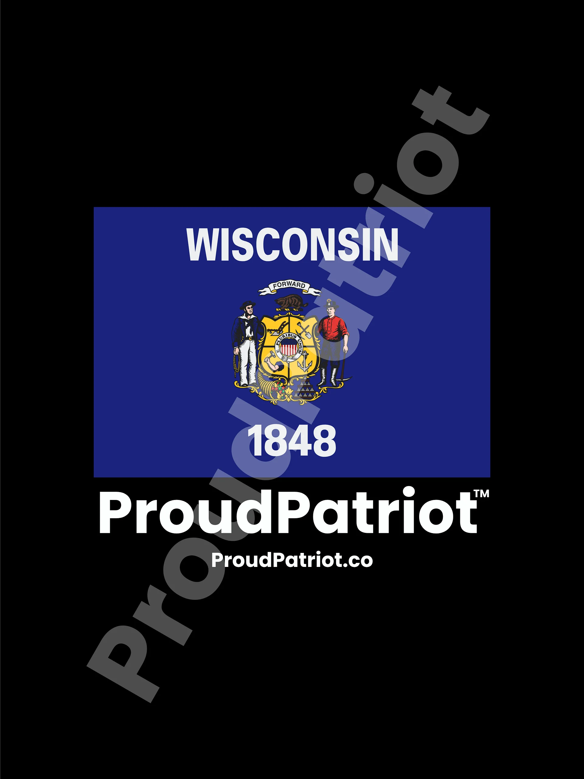 Wisconsin Proud Screensaver Dark Mode product image (1)