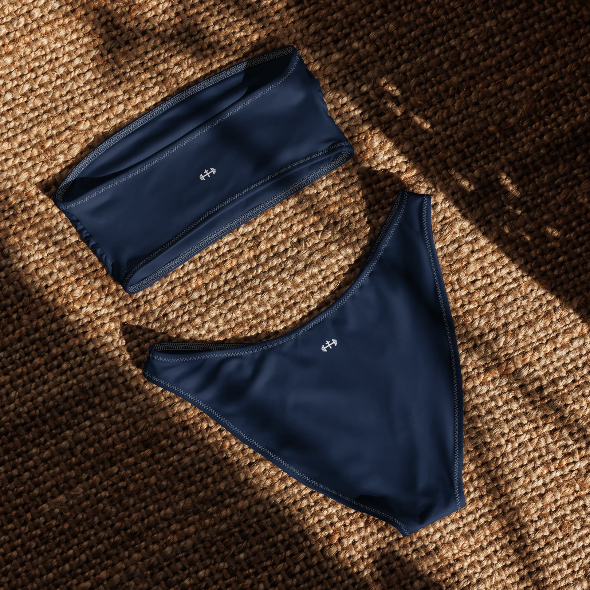 His House Womens Bandeau Bikini Set - Navy product image (5)