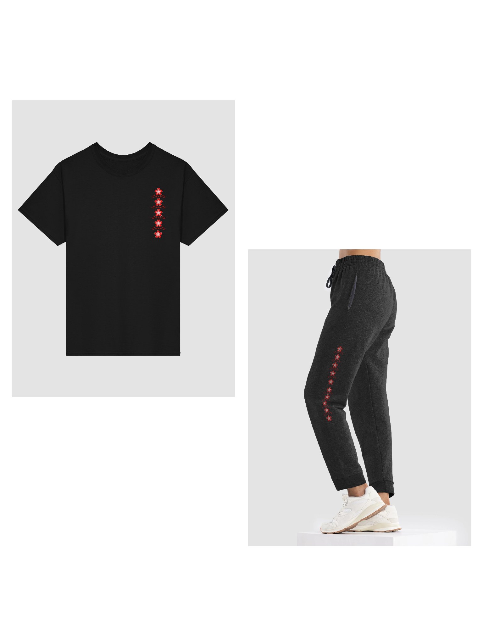 Sakura Bundle - tee and jogger product image (1)