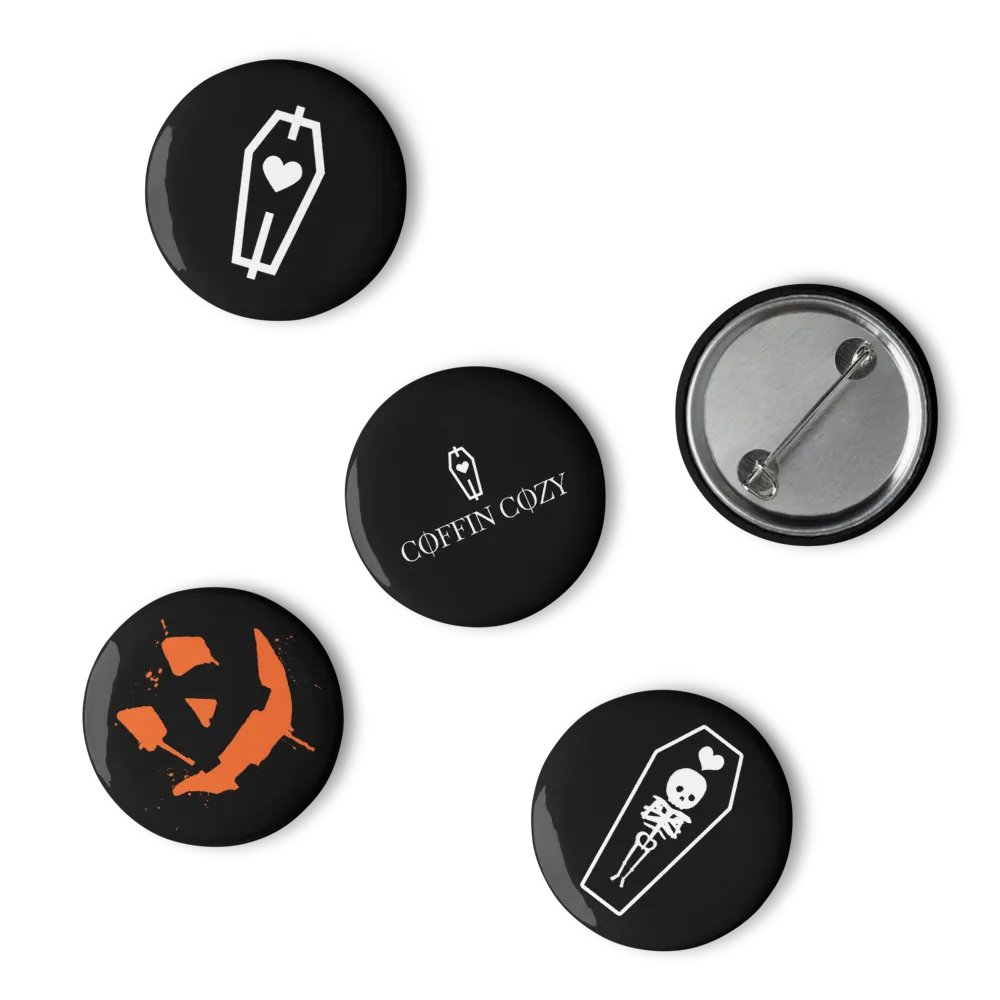Black Button/Pin Pack product image (5)