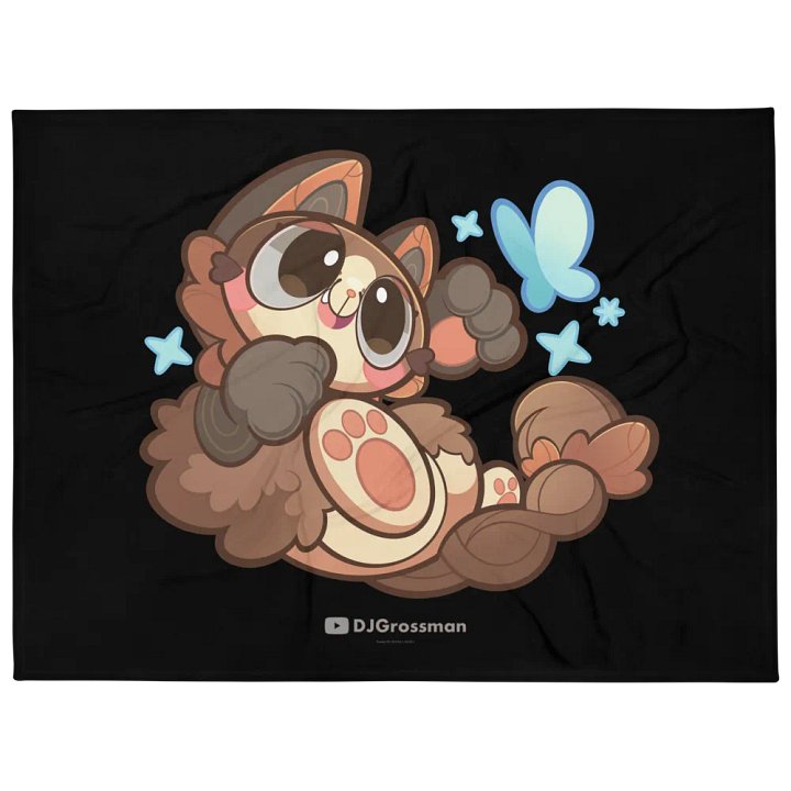 Playing Terra • Throw Blanket (Black) product image (2)