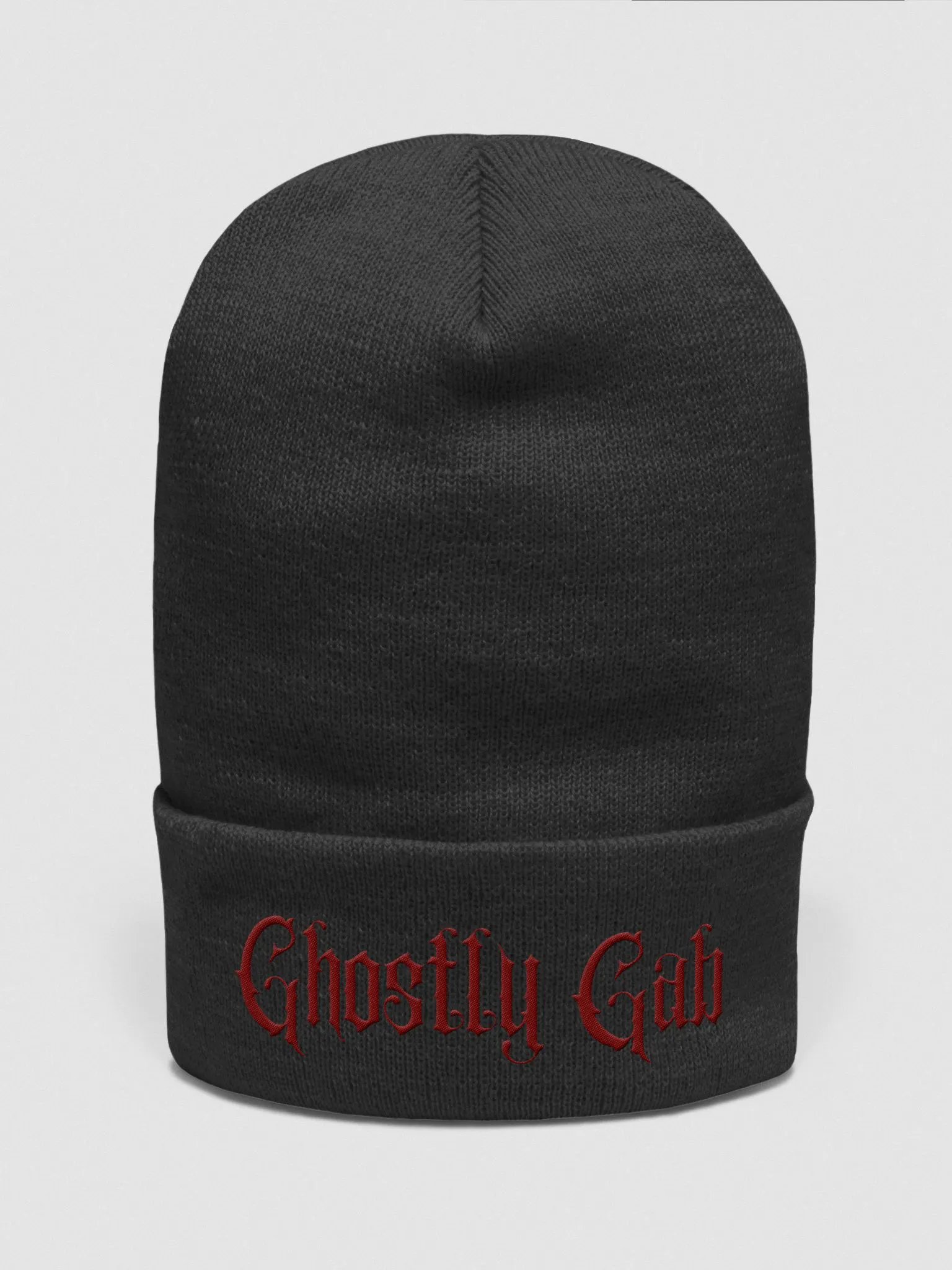 Ghostly Gab Beanie (maroon) product image (3)