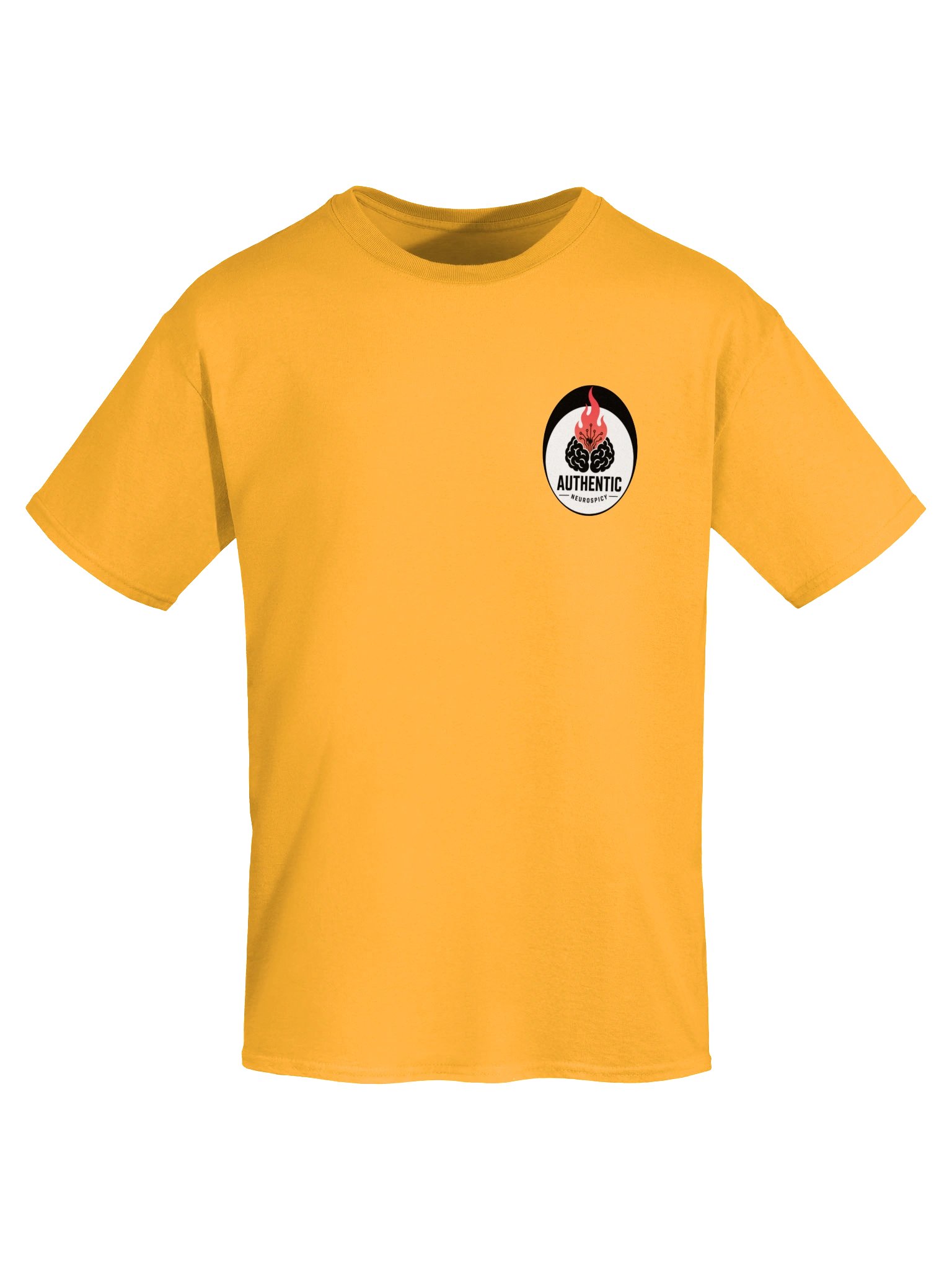 Authentic Neurospicy Brain Flame Tee product image (30)
