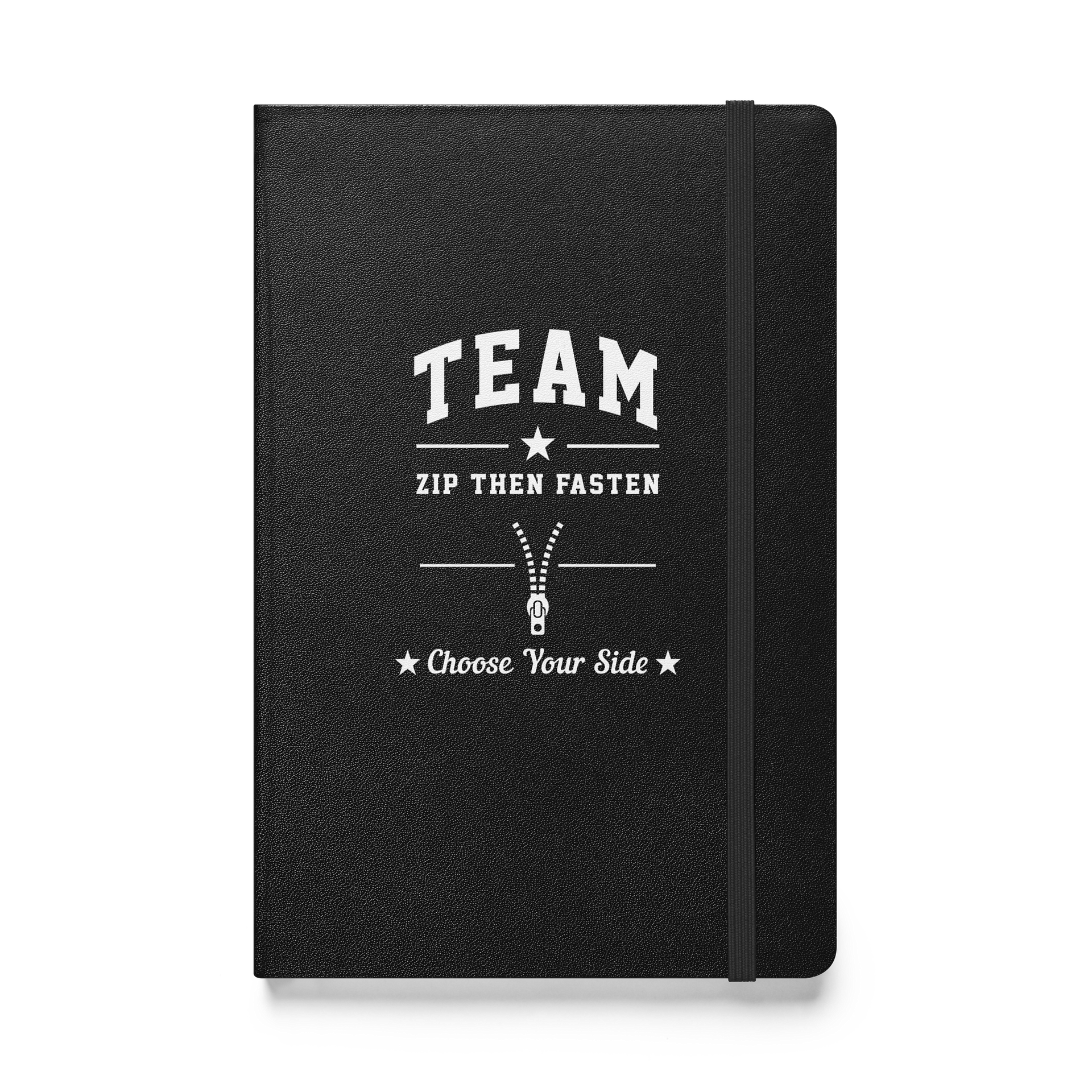 Team Zip Then Fasten Hardcover Notebook product image (1)