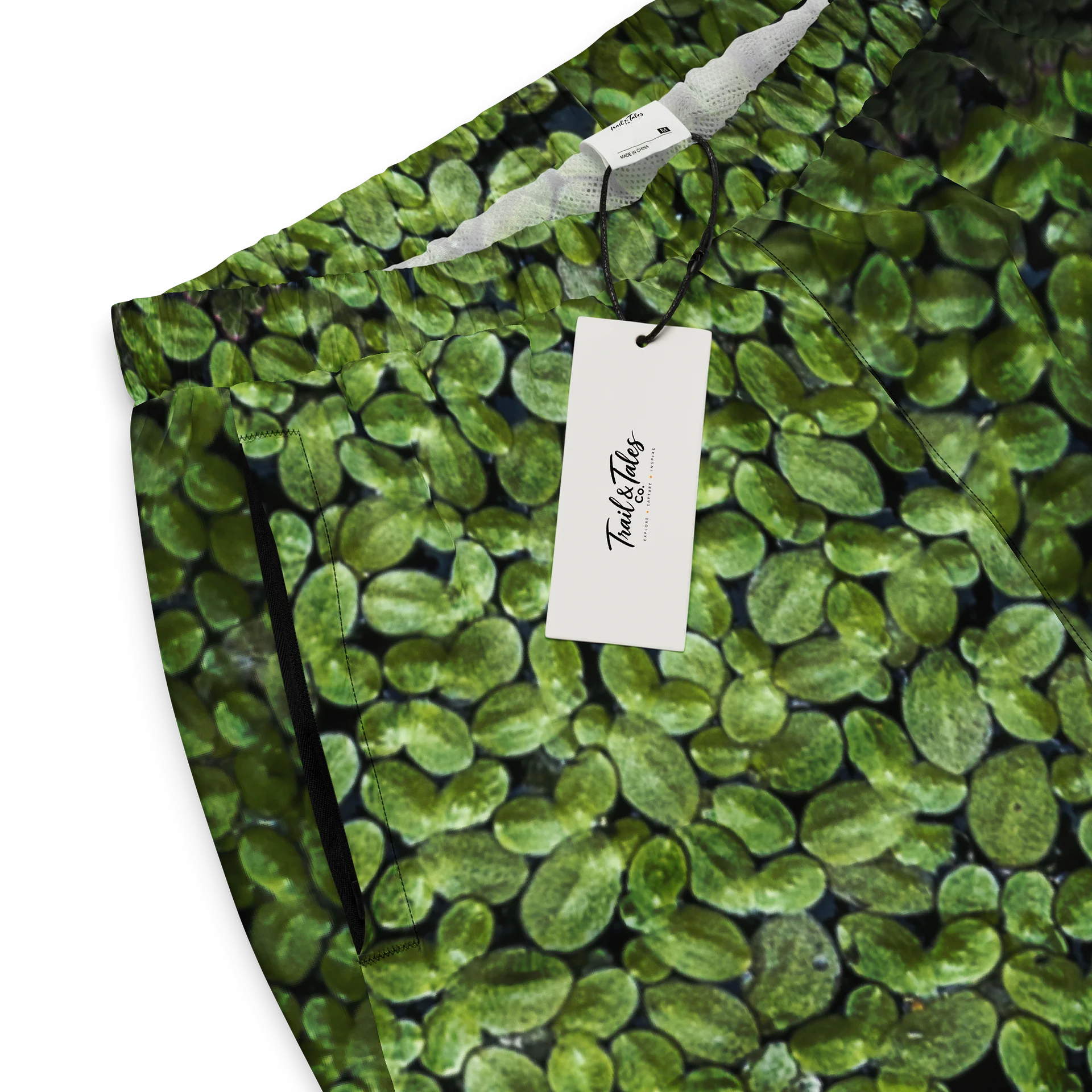 Verdant Life Unisex All-Over Print Lush Foliage Performance Track Pants product image (4)