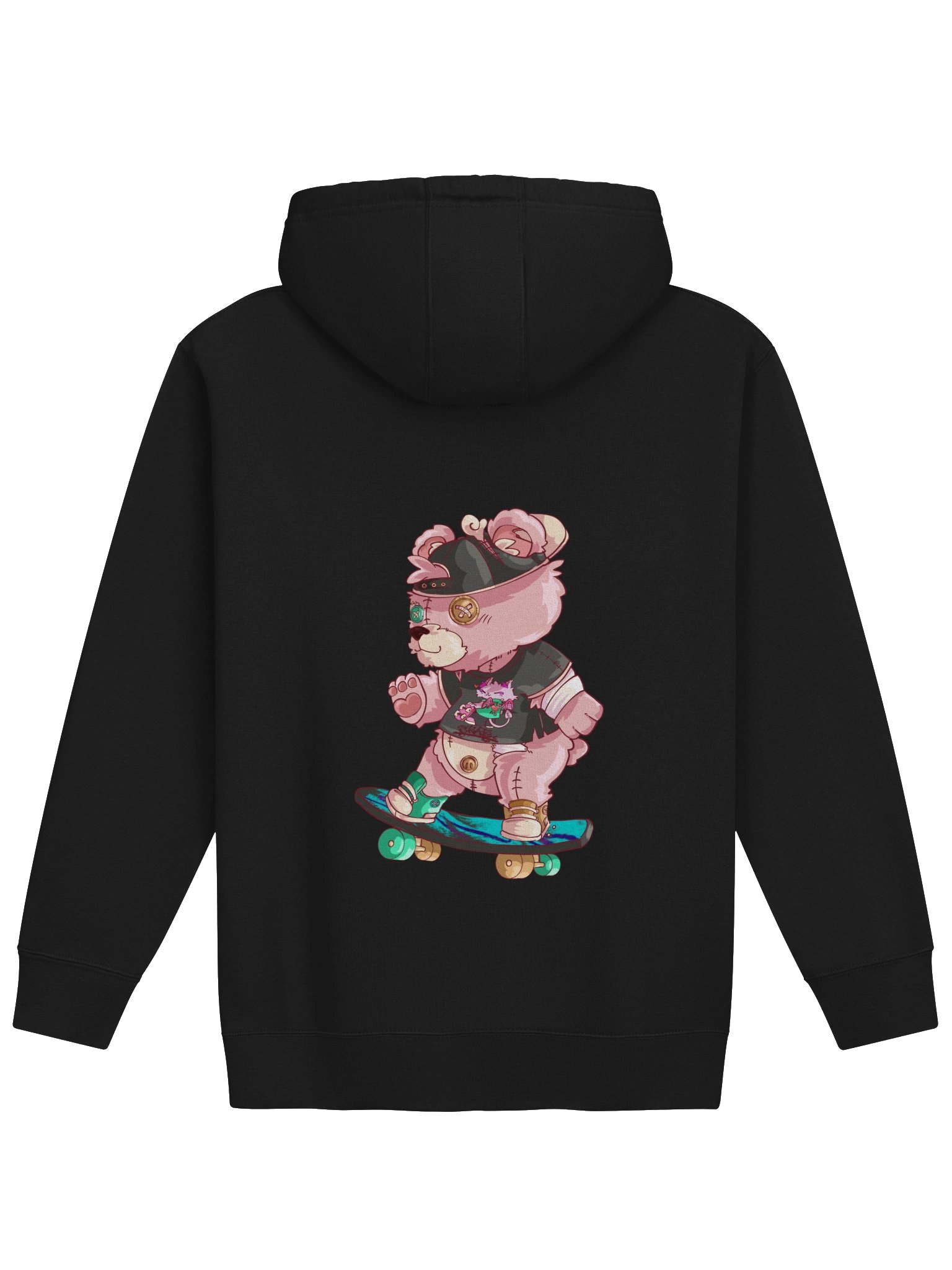 Anxiety Bear Neon Graffiti Hoodie product image (16)