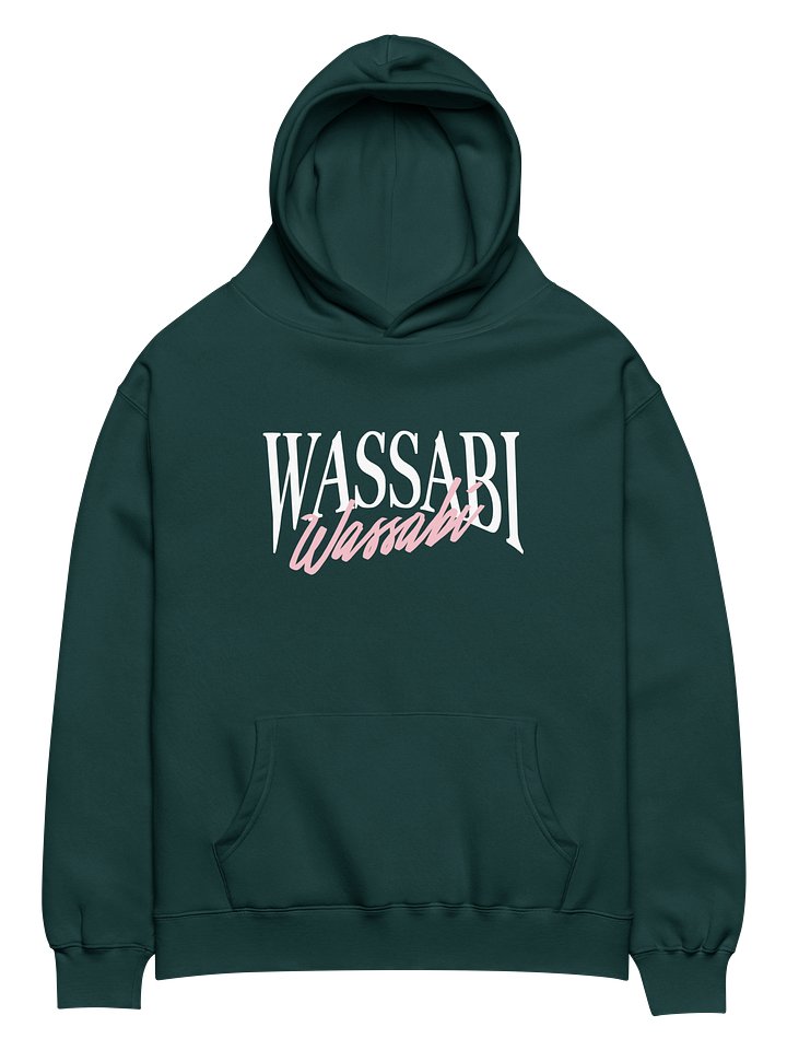 Wassabi Oversized Blue and Green Hoodie product image (1)