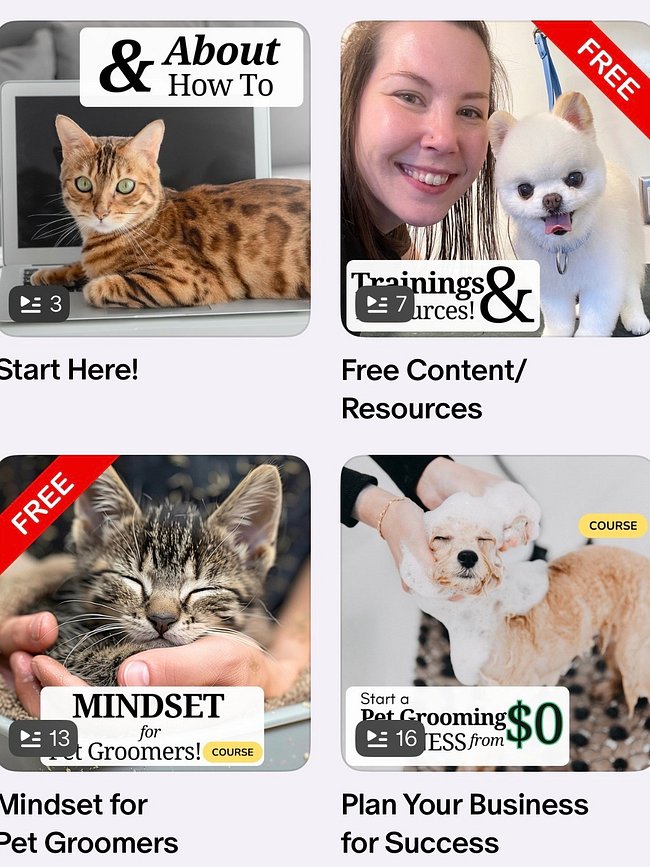 Pet Groomer/Business Resources & Help