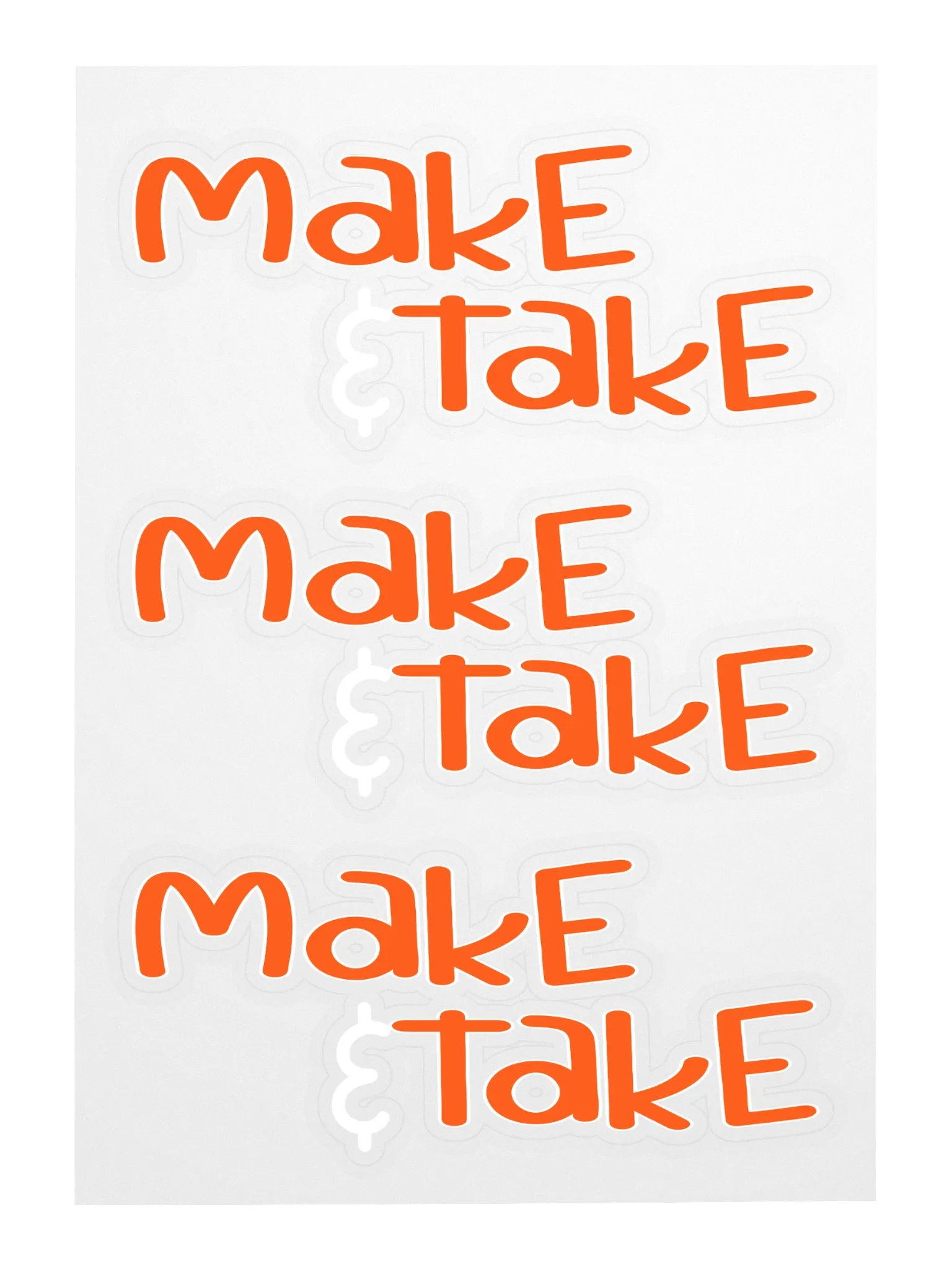 Make & Take (3) Stickers product image (3)