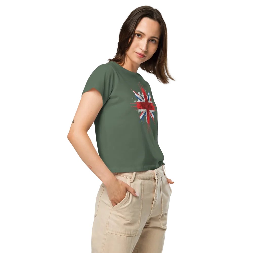 Womens Explosive Union Jack Short Tee product image (12)