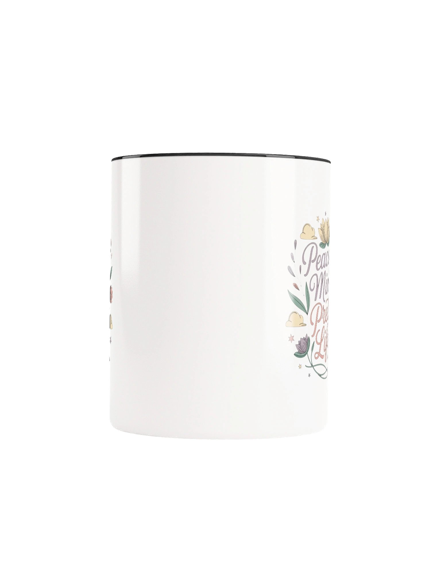 Peaceful Mind Pretty Life Coffee Mug- with Color Inside product image (5)