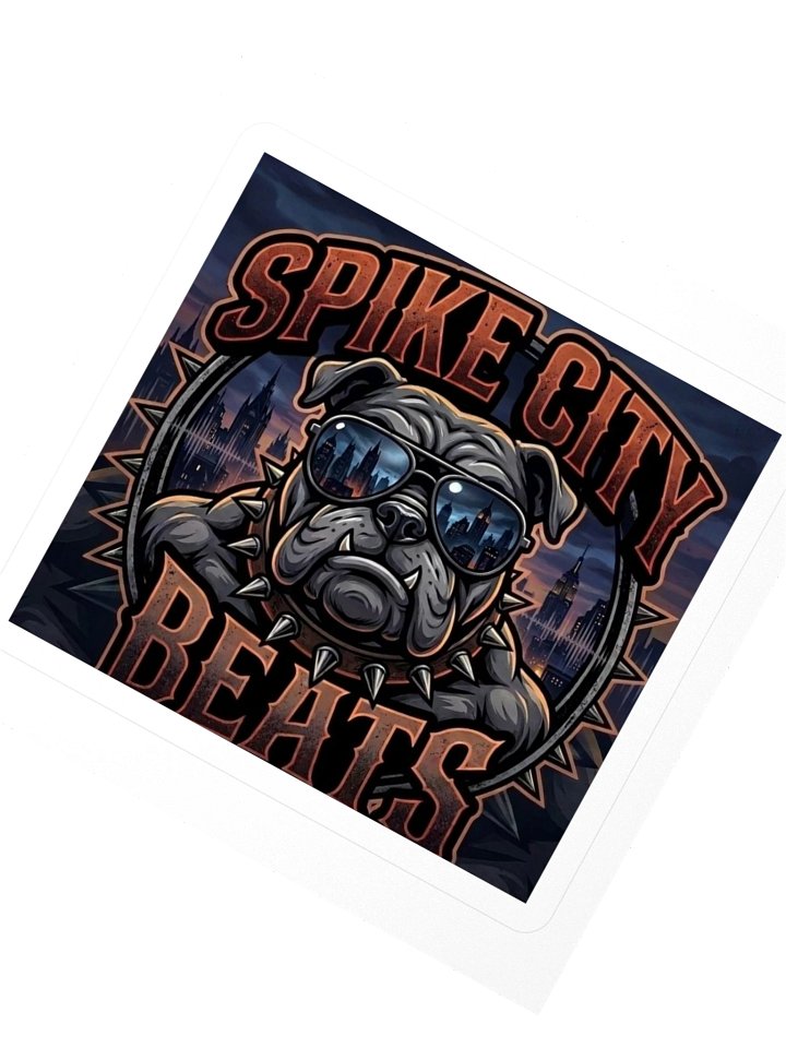 Spike City Beats Kiss Cut Stickers product image (2)