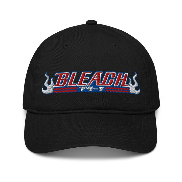 Bleach Flames Organic Dad Hat product image (1)