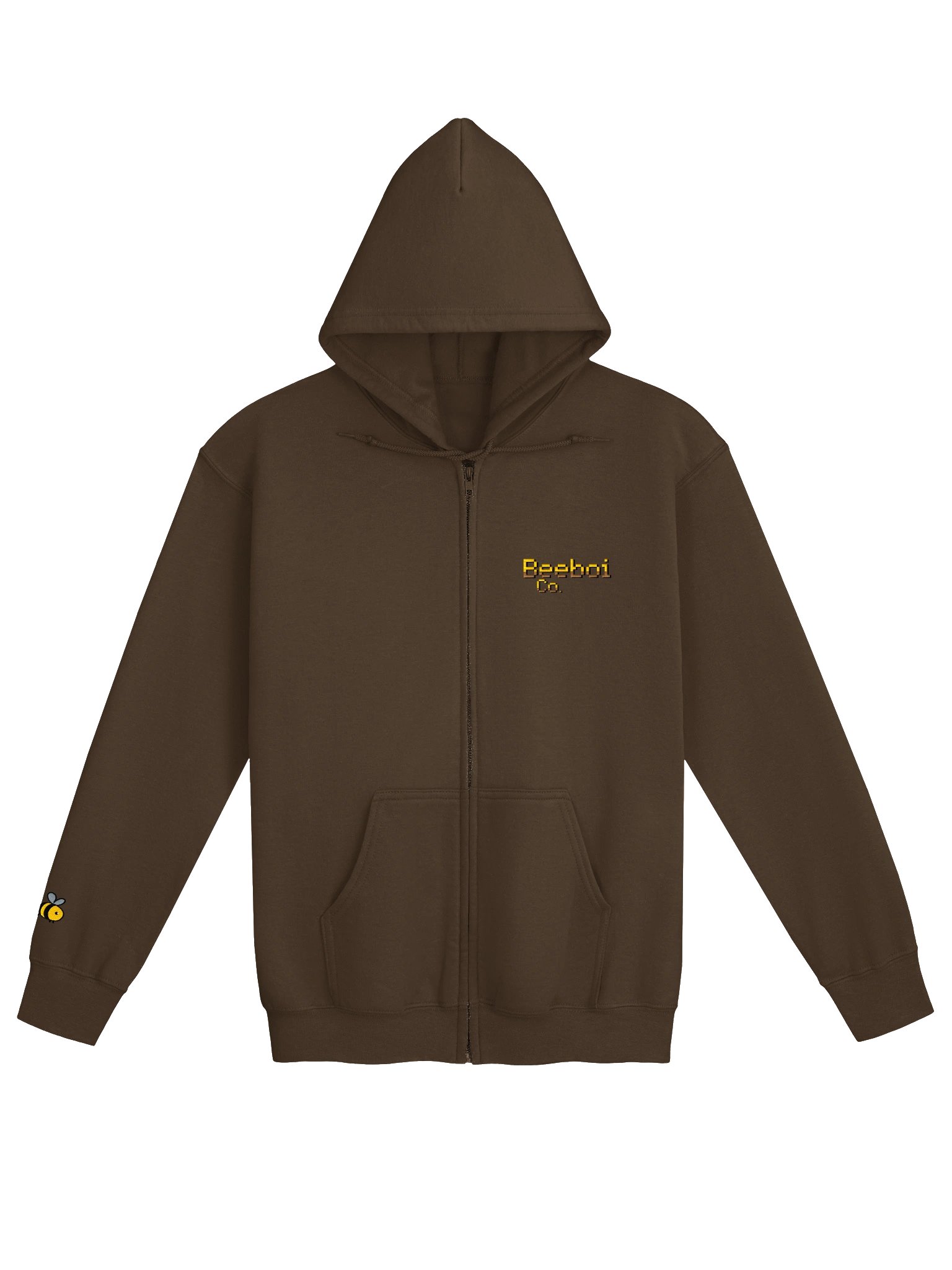 Beeboi Co. Embroidered Zip-Up Hoodie product image (3)