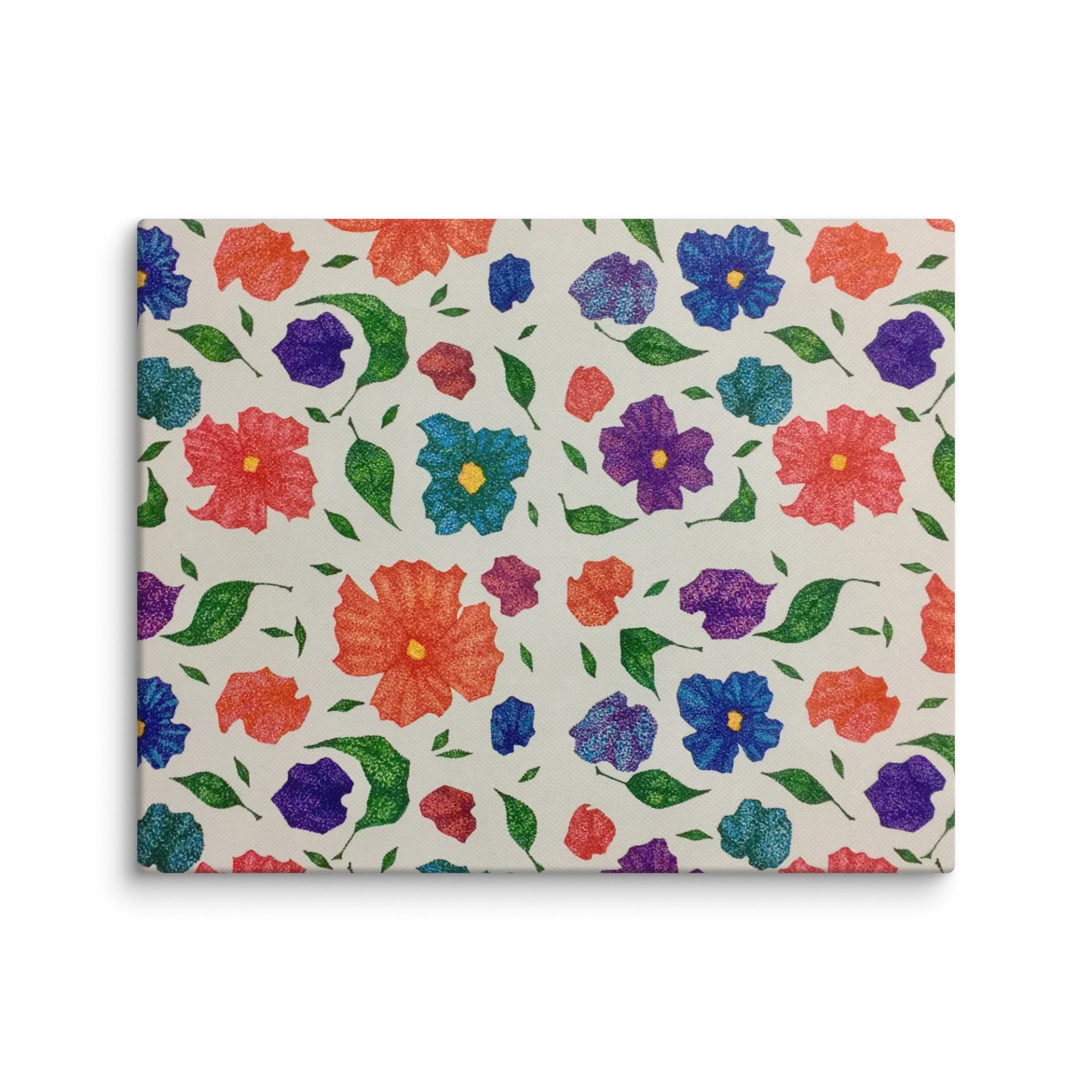 Pointallism Floral Canvas product image (1)