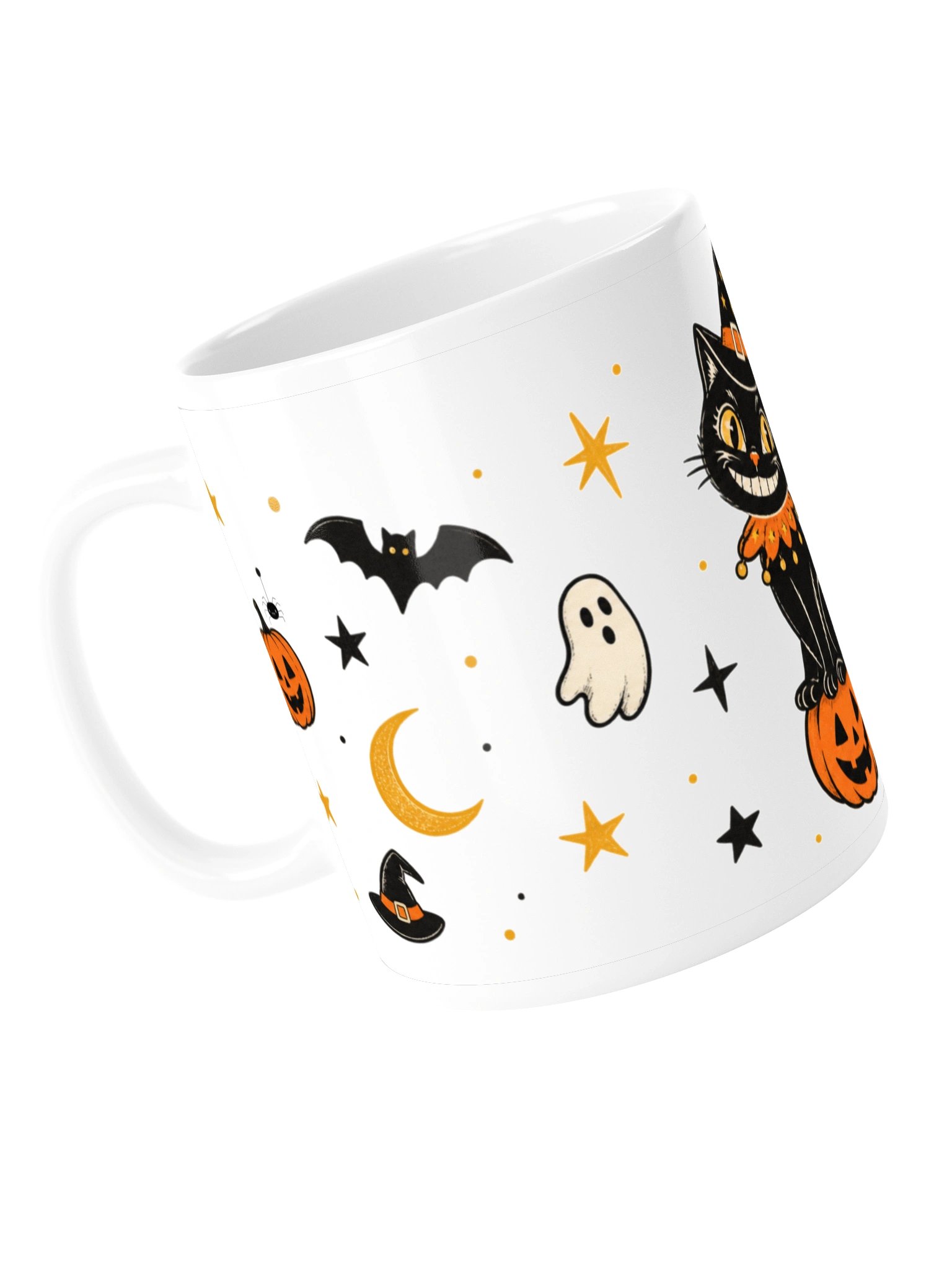 Cute Black Cat Halloween Mug product image (9)
