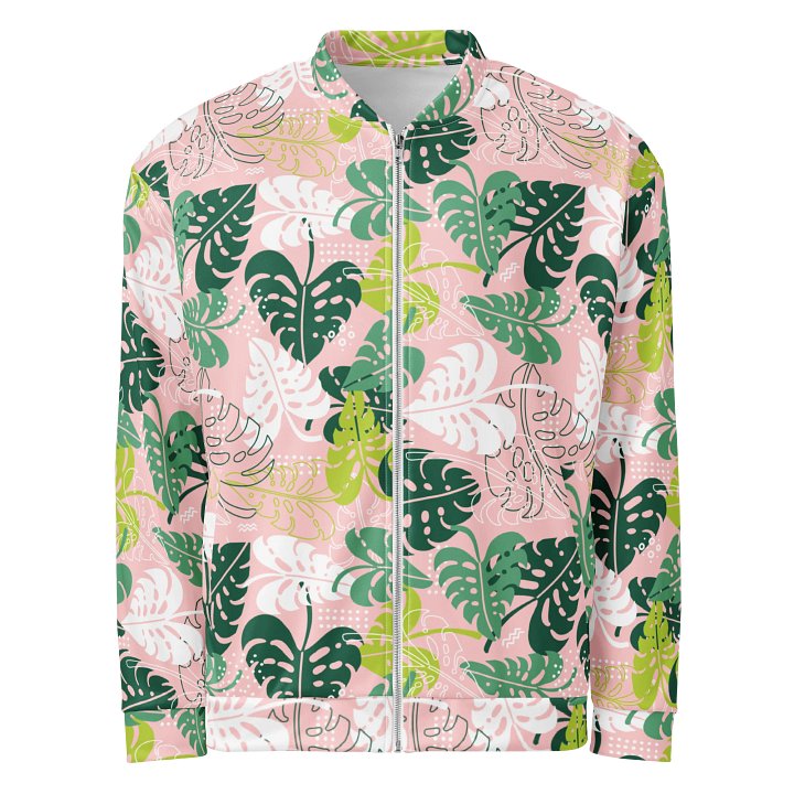 Stylish Monstera Dreams Bomber Jacket for Comfort Fashion product image (1)