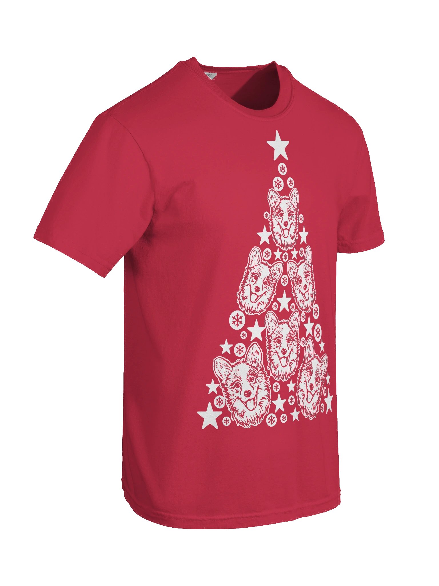 Pembroke/Cardigan Welsh Corgi(2) Christmas Tree T-Shirt product image (10)
