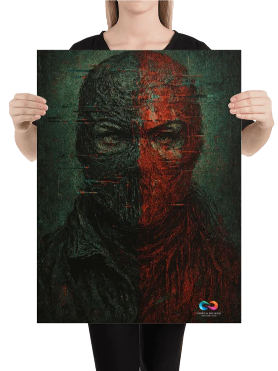 CINEMATIC ART POSTER – DYSTOPIAN GLITCH #003 product image (2)