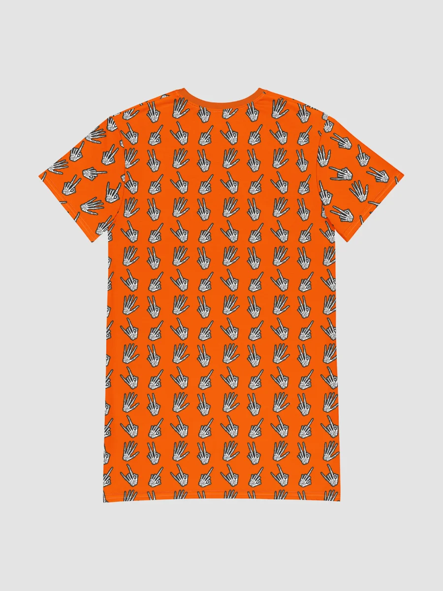 Bone Zone pattern t-shirt dress product image (3)