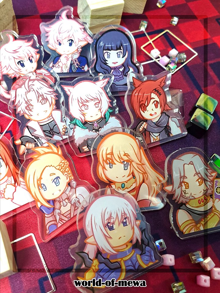 Final Fantasy XIV | Acrylic Pins product image (1)
