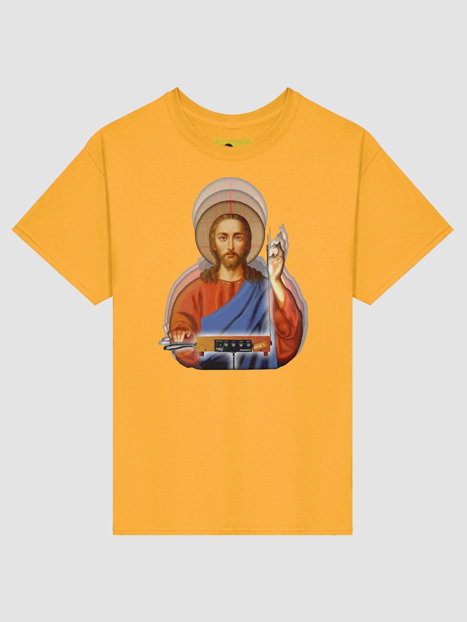 The Holy Theremin by Frank Fonik, Techno EDM Unisex t-shirt product image (1)
