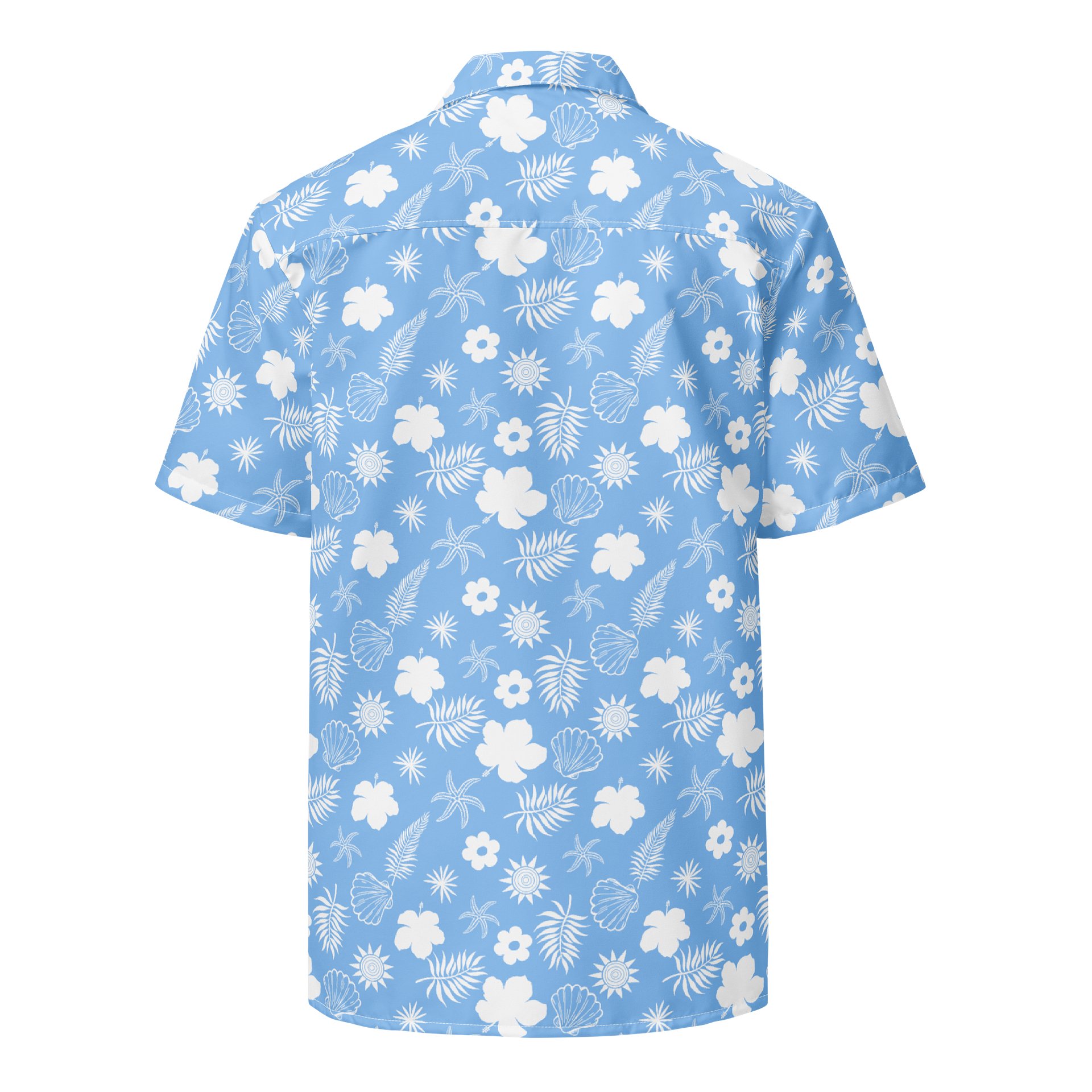 Minimalist Tropical Floral Bloom Hawaiian Shirt product image (2)