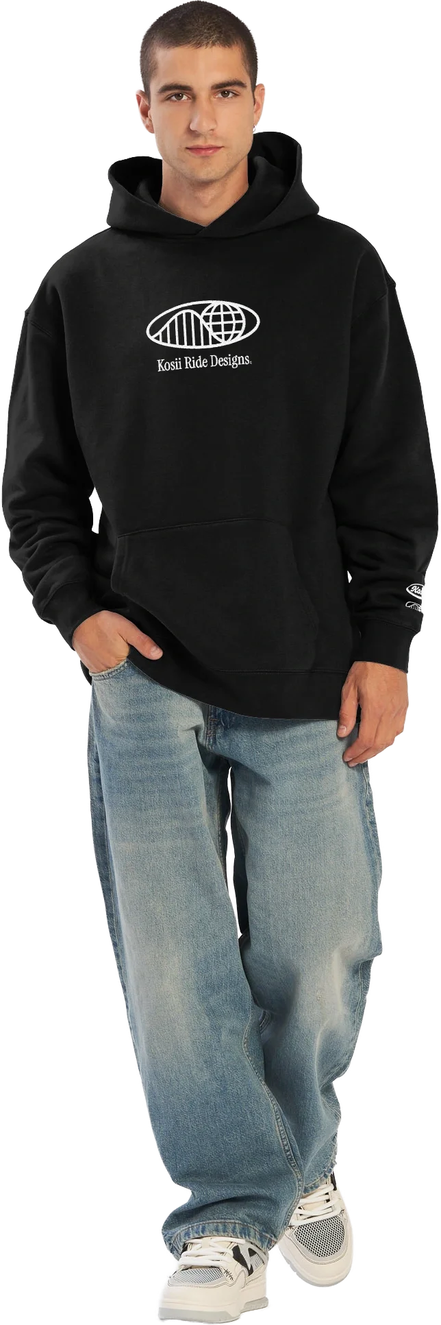 Kosii Ride Designs® Embroidered Sleeve Hoodie product image (7)