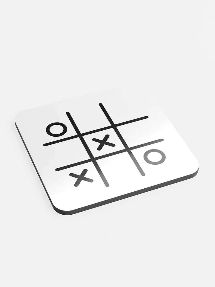 Tic Tac Toe Coaster – Gloss Finish product image (1)