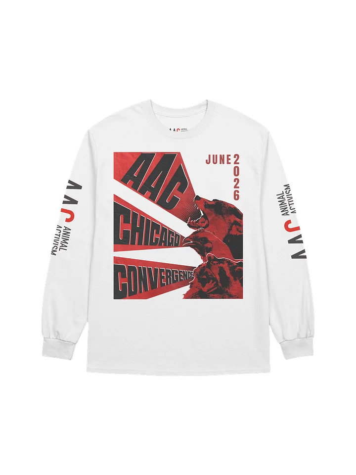 Chicago Convergence Long Sleeve Tee (White/Red) product image (1)