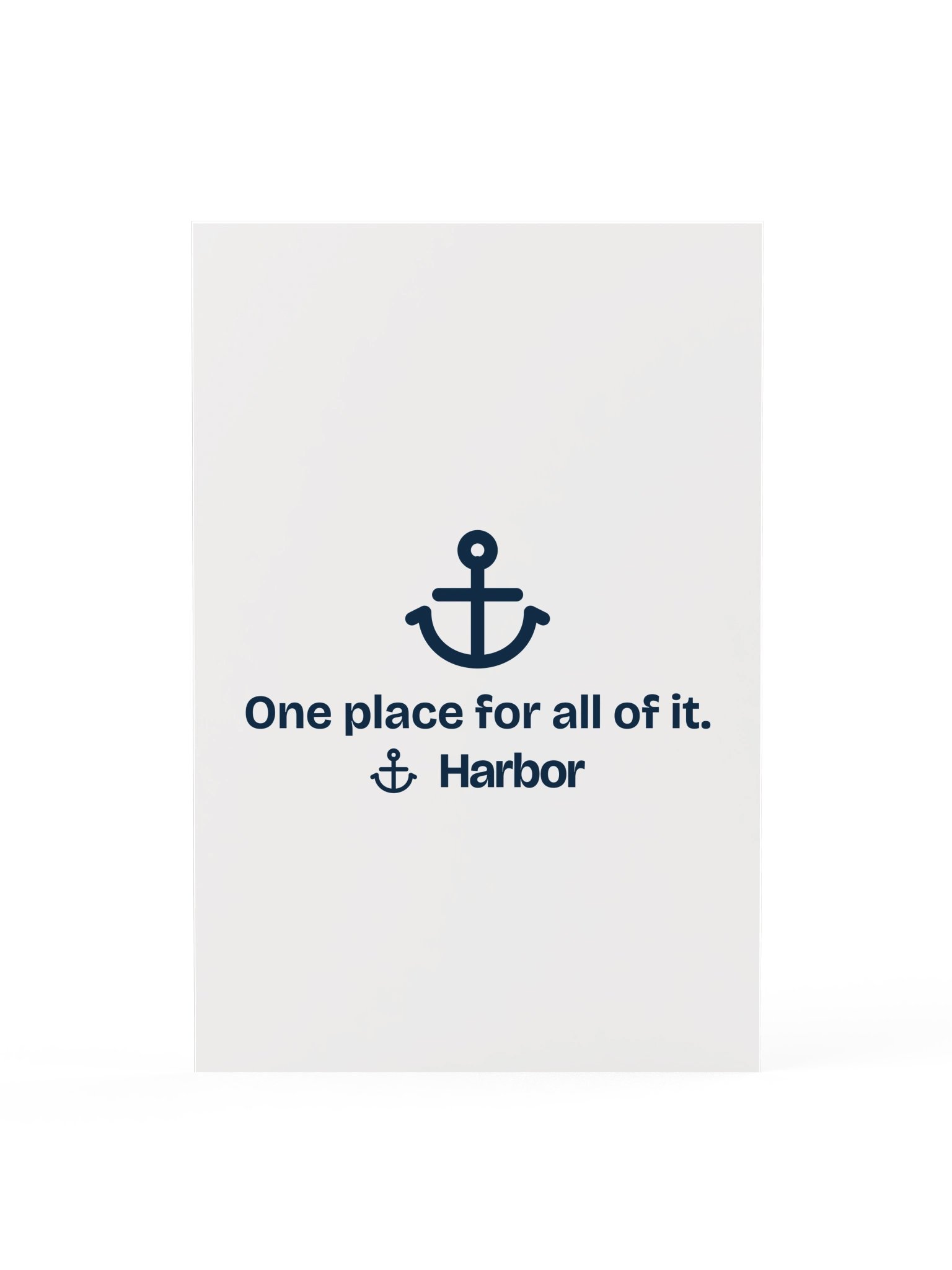Harbor One Place Art Print product image (1)