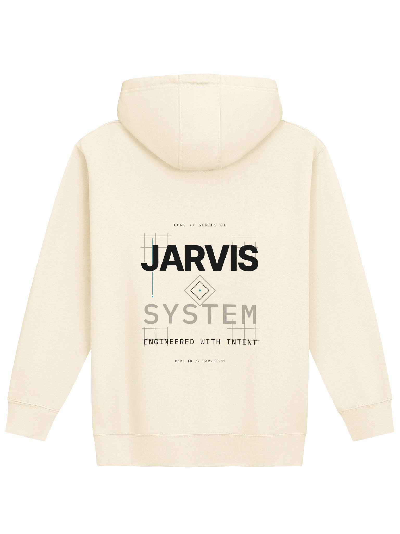 CORE SERIES 01 — IVORY CREAM Premium Hoodie product image (2)