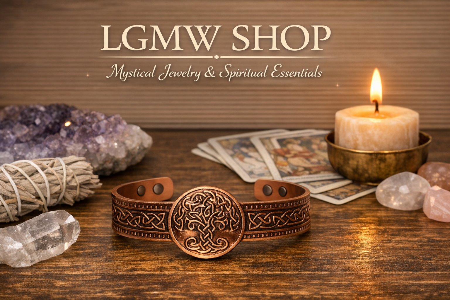 copper Tree of Life Celtic Braclet product image (2)