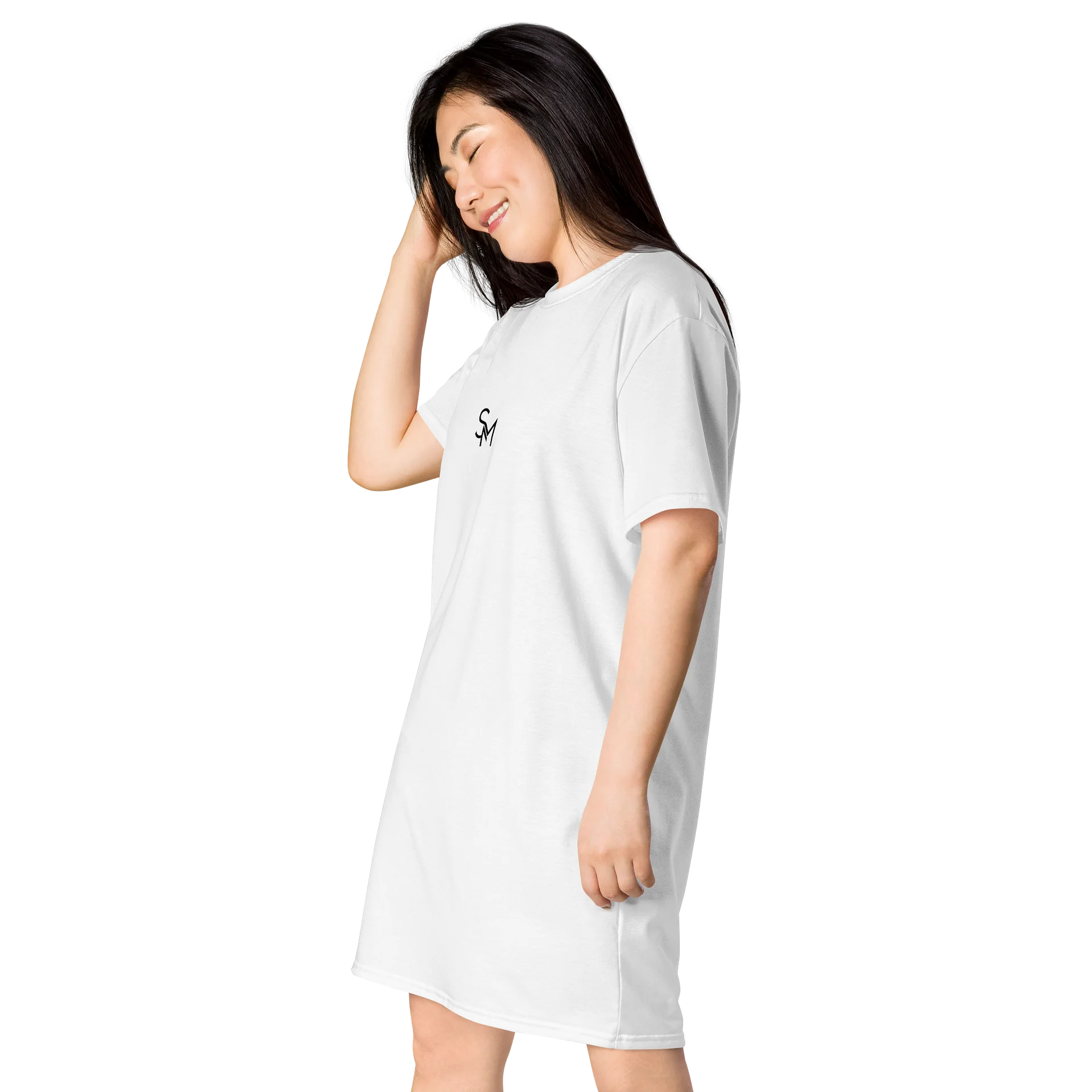 SM Monogram All-Over Print T-Shirt Dress product image (2)