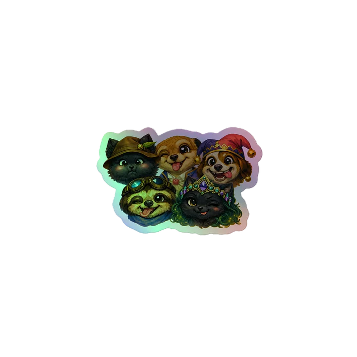 Kingdom Court 3 Holographic Sticker Set product image (1)